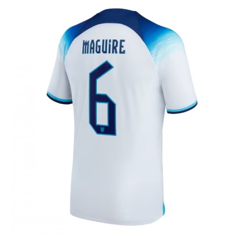 Moški Nogometni dresi Anglija Harry Maguire #6 Domači SP 2022 Kratek Rokav